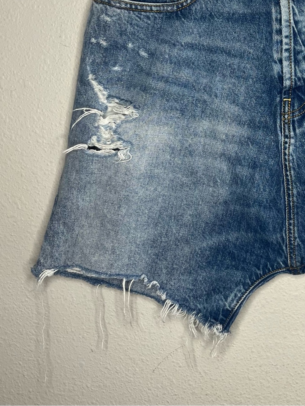 R13 Distressed Marky Drop Short in Bain Size 27 Streetwear Summer - Picture 8 of 13